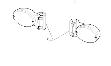 87722266 - Светоотражающий катафот