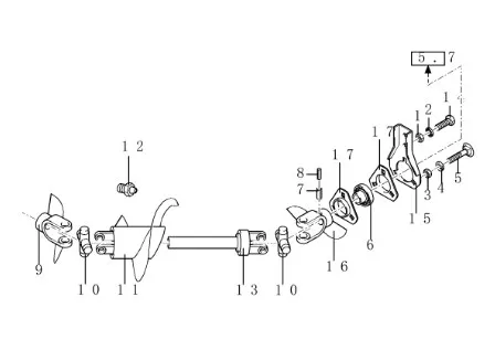916104 - Виток поворотный шнека выгрузного круга поворот. TC5, CS, CSX