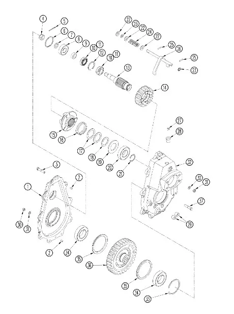 330052 - Подшипник вала 2366/88, 6130/40/50, CR